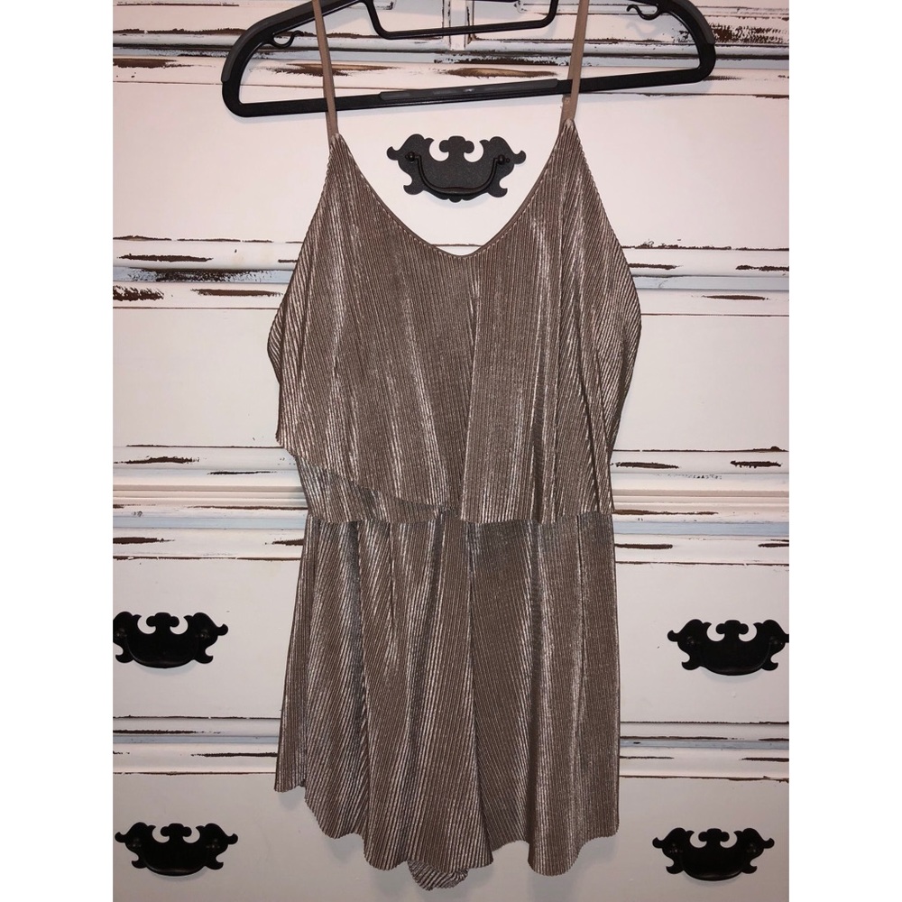 Metallic romper
